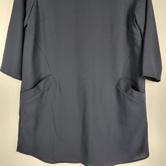 Eclair Size Small Womens Dark Blue Tunic Pockets - Picture 2 of 6